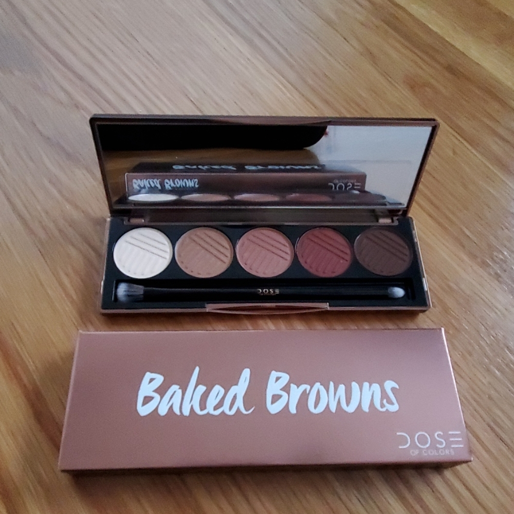 Dose Of Color Baked Browns Eyeshadow Palette